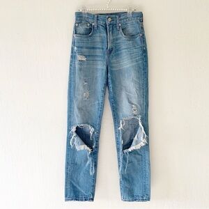 Madewell “The Perfect Vintage Jean” Blow Out Knees